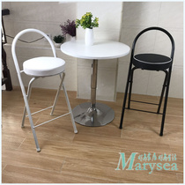 Home Japanese folding chair soft seat dining chair high chair bar chair Bridge raft chair fishing chair bar chair high chair