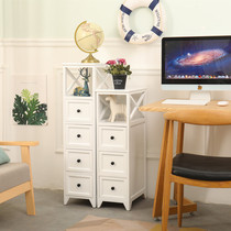 Super narrow bathroom side cabinet toilet narrow cabinet corner cabinet solid wood sofa side cabinet storage cabinet toilet gap cabinet