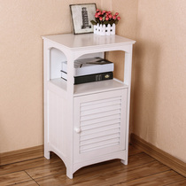 Toilet side cabinet locker bathroom side cabinet corner cabinet shutter door cabinet floor rack toilet storage cabinet