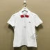 Lacoste Pháp cá sấu truy cập màu trắng tay ngắn màu thể thao giản dị áo POLO 199175 - Áo polo thể thao Áo polo thể thao
