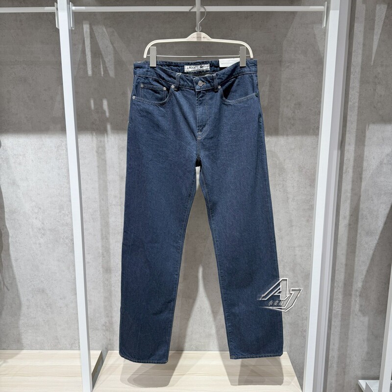 Lacoste French Crocodile Brand Men's Straight-Leg Wang Yibo Style Casual Jeans Long Pants Hh2321