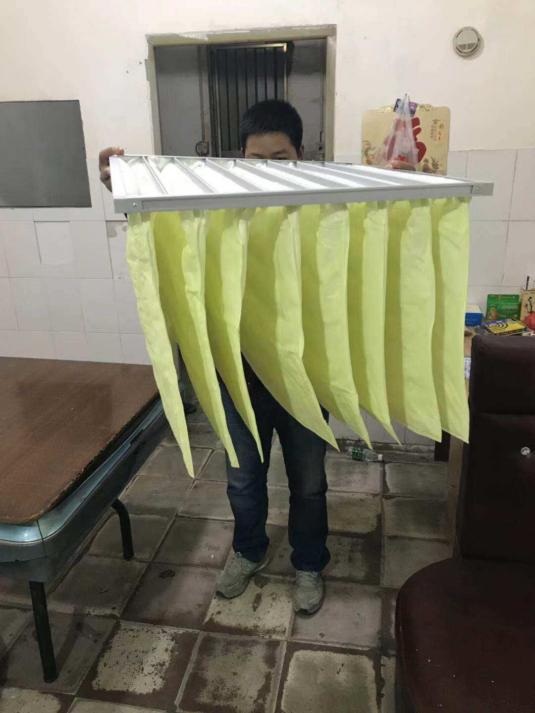 595 595 * 595 * 381 *6P bag type medium effect filter