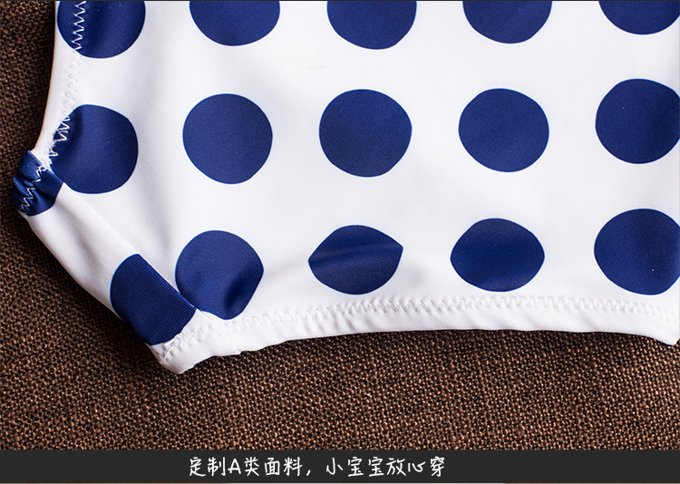 Đồ bơi cho trẻ em Cô gái polka chấm trẻ em Mùa hè Hoa sen bikini Trẻ em ba tuổi Cô gái Xiêm Đồ bơi Hàn Quốc - Bộ đồ bơi của Kid đồ bơi cho be trai