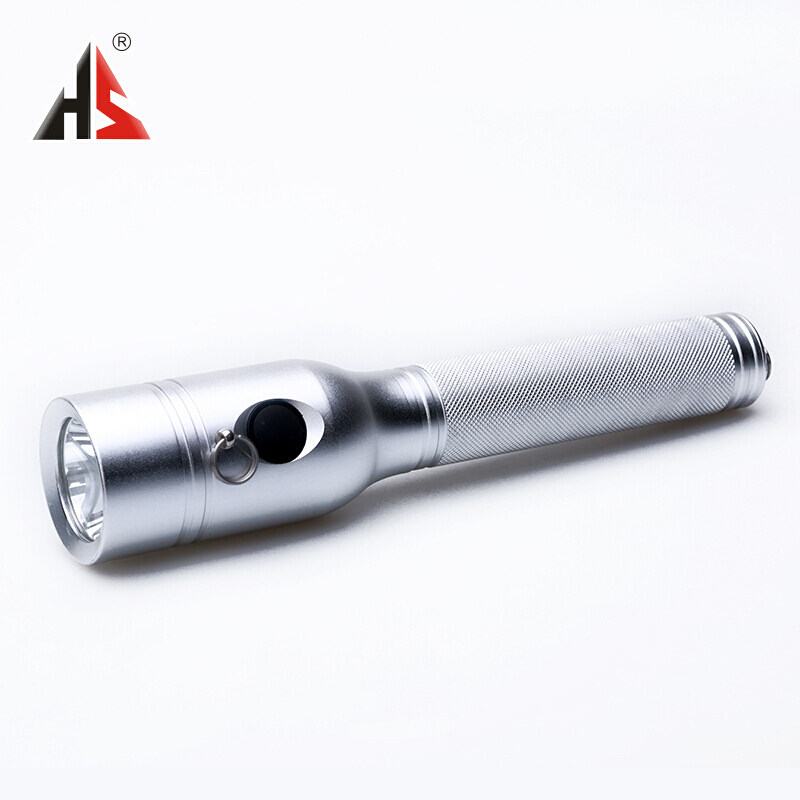 Explosion-proof flashlight strong light charging super bright outdoor waterproof multifunctional LED flashlight BJ610 silver Black