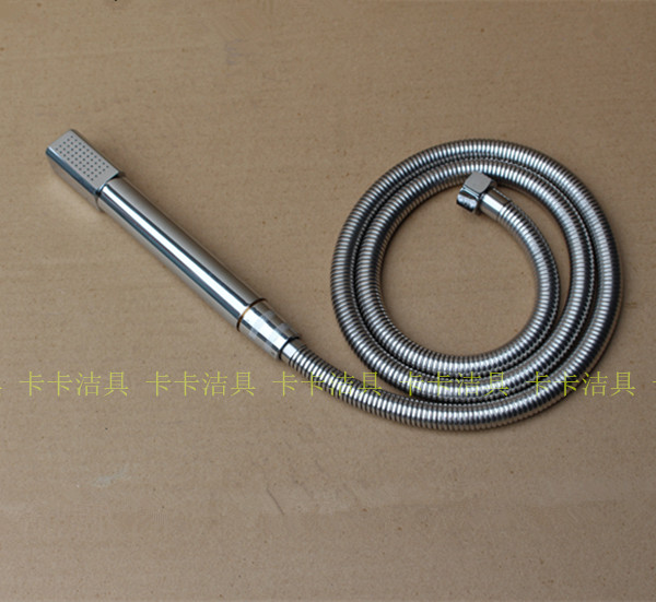 Shower one-word square hand-held shower bathroom cabinet basin shower head telephone receiver hand shower head all copper shower head