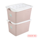 hộp đựng mỹ phẩm 18 áo len mới quilt đồ trang sức hộp nhựa lớn với nắp hộp lưu trữ hợp nhất lưu trữ hộp đựng đồ có khóa