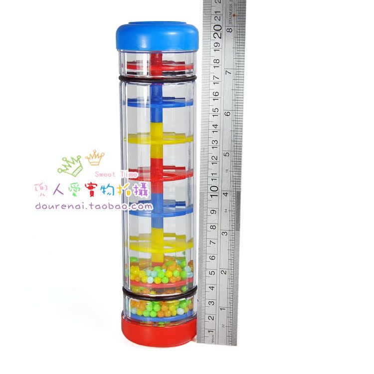 Mưa ống âm thanh cầu vồng đồng hồ cát trẻ em nhạc cụ đồ chơi âm nhạc Golden Baby GYMBOREE đồ chơi cùng đoạn.15 bé làm quen với âm nhạc