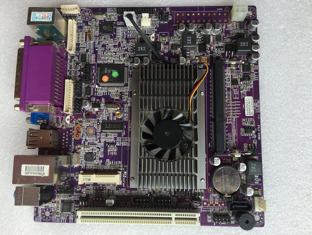 Disassembly ND45-ITX3 D525ITX3-DC-L 12VPOS machine motherboard cash register industrial computer motherboard