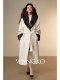 Wangxo｜Dense Looped Wool Fabric｜Heavyweight Fur Collar｜Layered Tie-Up Silhouette Lapel Coat