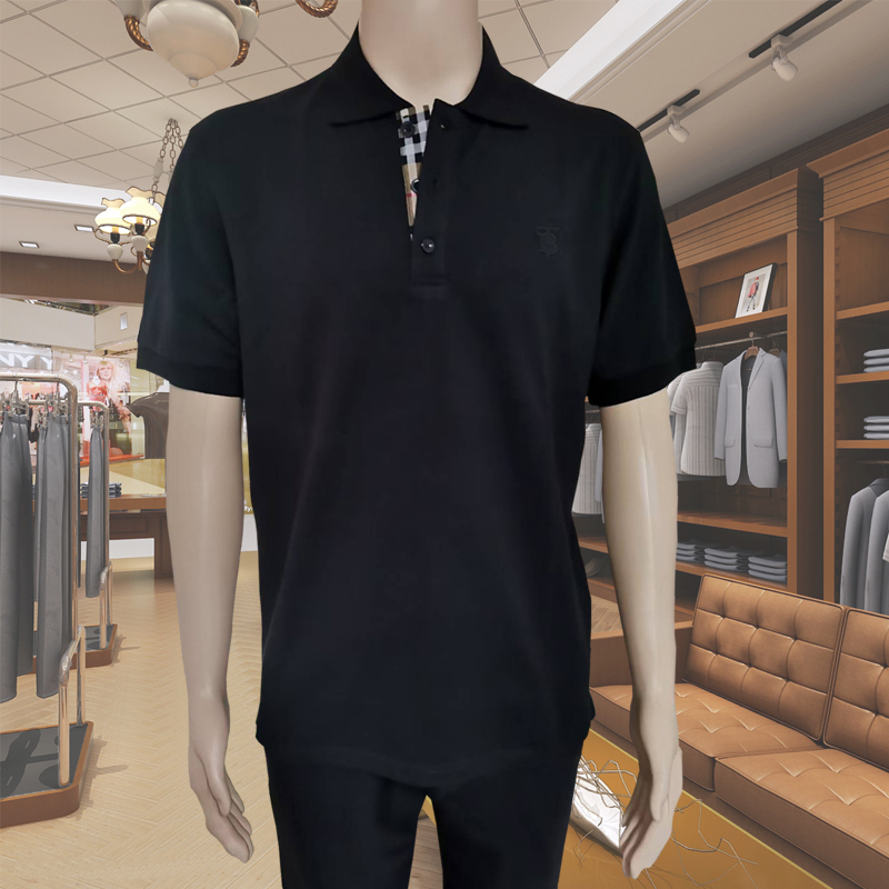 European Station Babori Short-Sleeve T-Shirt Men's Clothing War Horse Celebrity Style Embroidered Summer Luxury Breathable Polo Shirt