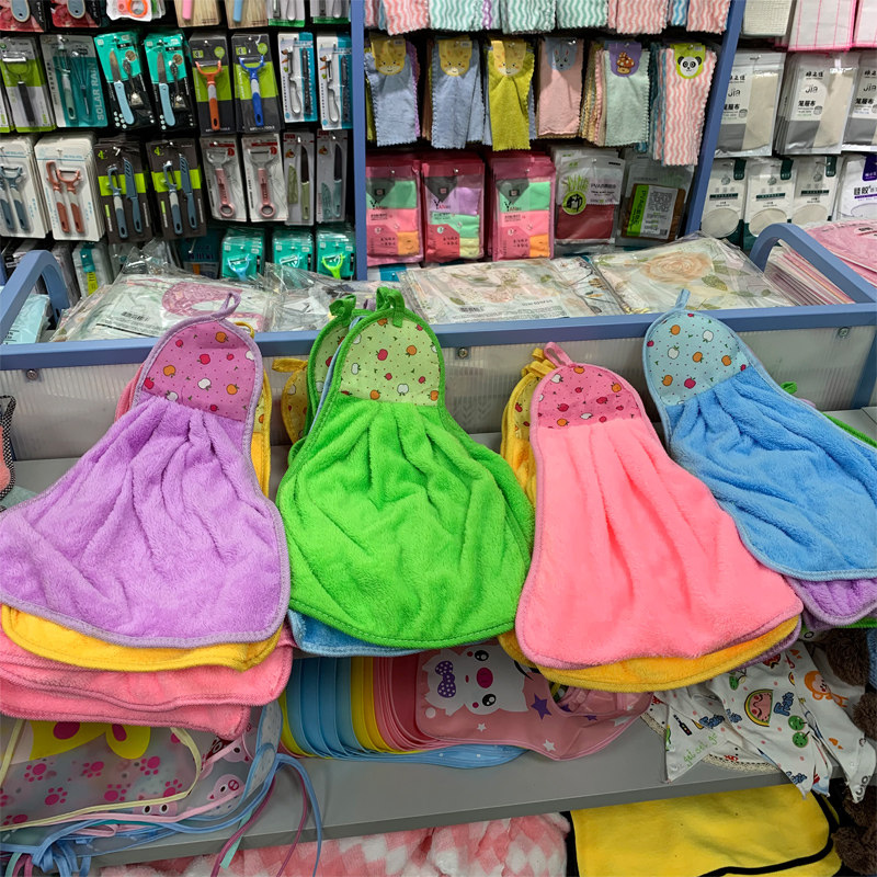 Water-absorbent rubbing hand towels Hanging Towel Not Stained with oil kitchen dishwashing towel Housekeeping cleaning cloth wonderfully sweater