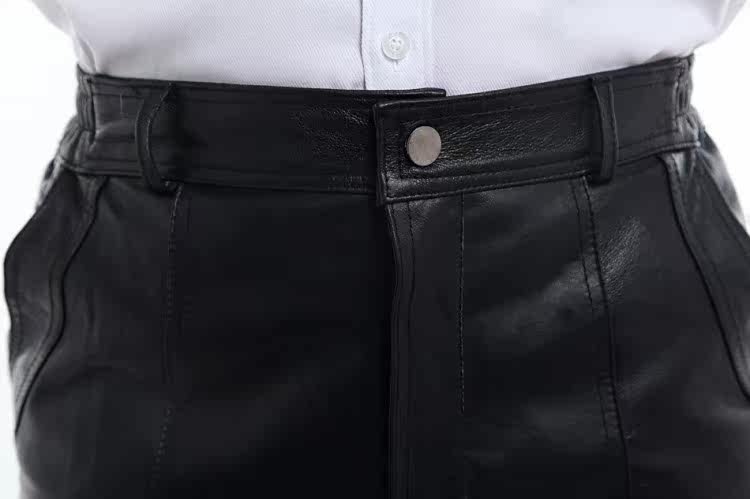 Pantalon cuir homme droit pour hiver - Ref 1492782 Image 19