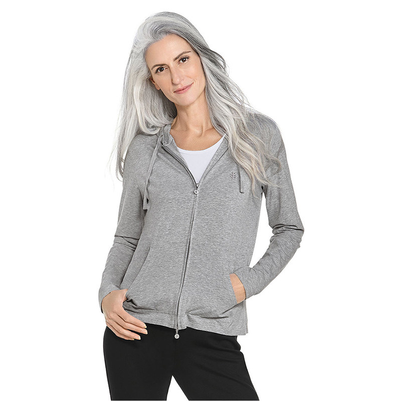 Spot US Coolibar Seaside Hoodie Sunscreen Hoodie UPF50 01303