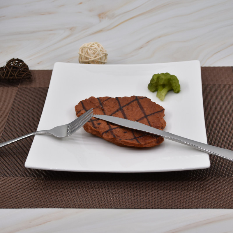 Ceramic double Western tableware Western knife and fork plate set Western plate home couple high-end Nordic creative plate