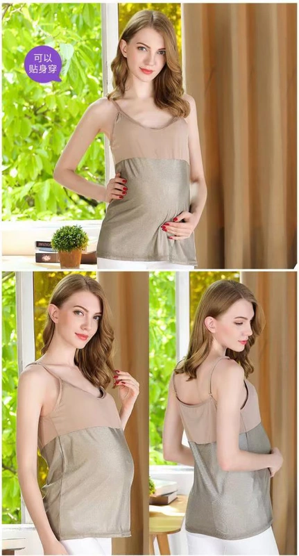 Thời trang mới dành cho phụ nữ mang thai mùa thu 2018 áo chống bức xạ phiên bản Hàn Quốc của bộ váy mẹ ống rộng quần áo bầu cao cấp