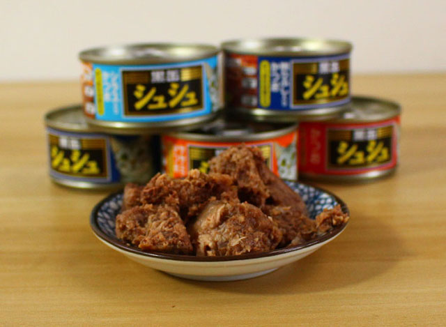 AIXIA Ai Xi Ya Cat Lon Thái Lan Nhập khẩu Mèo đen Đóng hộp Lon đen 80g * 24 Lon Đồ ăn ướt cho mèo - Đồ ăn nhẹ cho mèo cám cho mèo