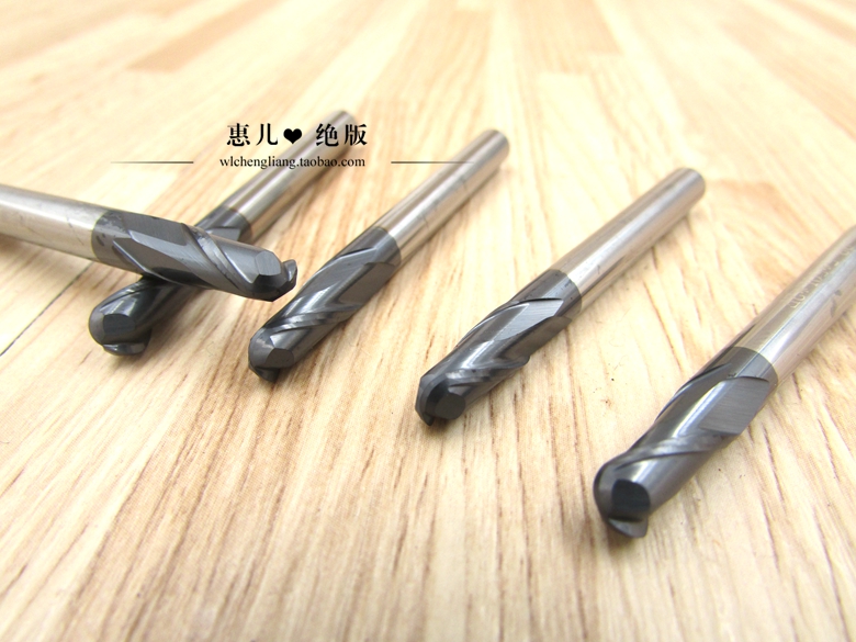 Carbide ball head milling cutter R1 R1 5 R2 R3 R4 R5 R6 R8 R10 45deg 