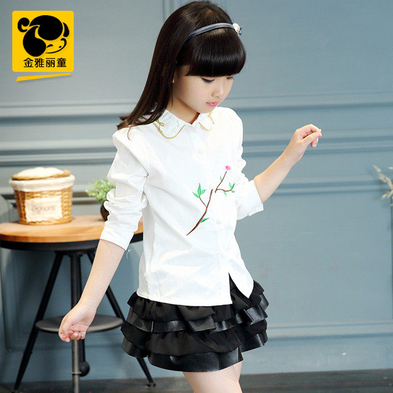 Chemise fille à manche longue - Ref 2084893 Image 14