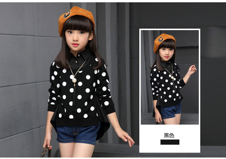 Chemise fille à manche longue - Ref 2084829 Image 33
