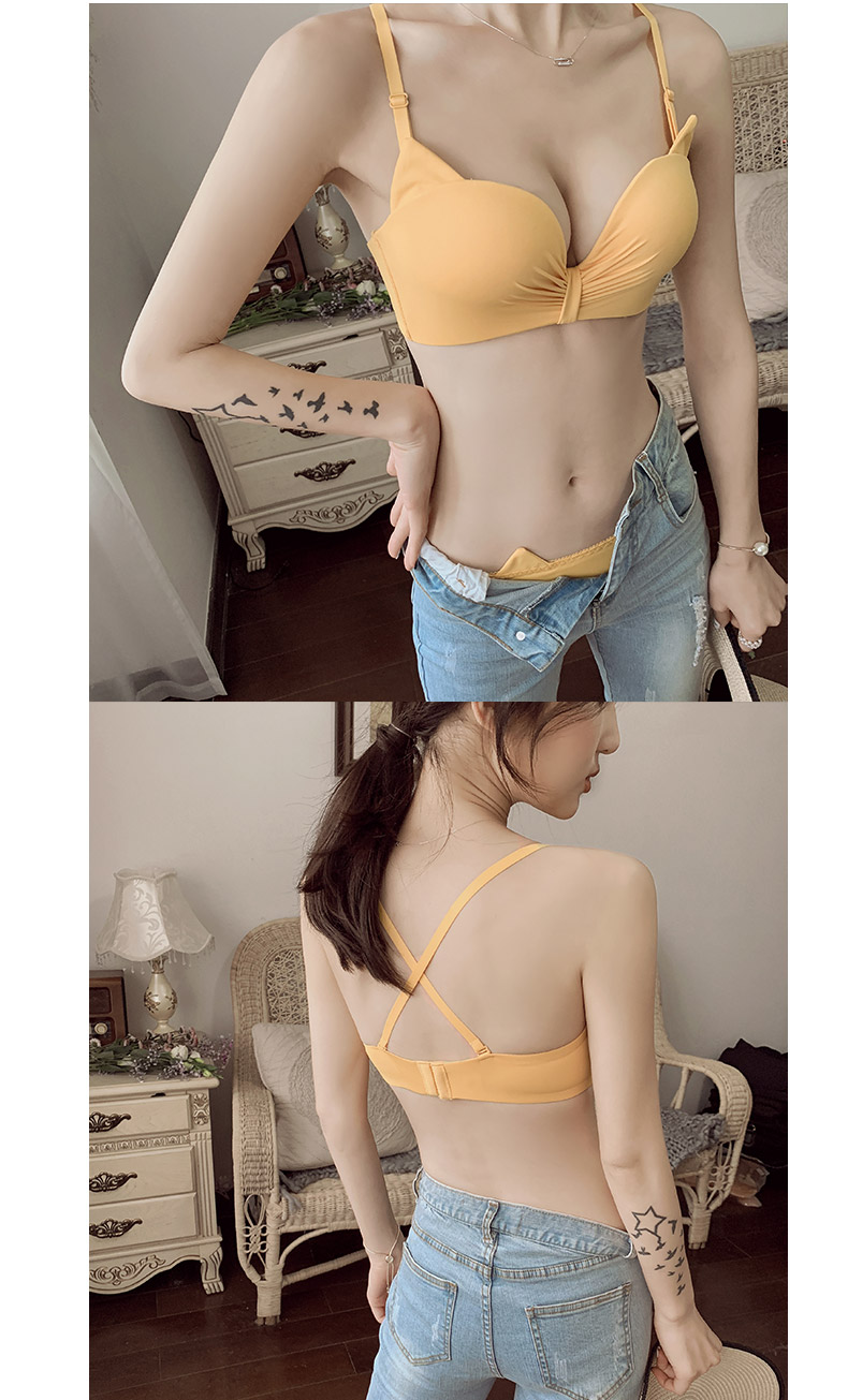 Cô gái ngọt ngào tai mèo ngực nhỏ tụ tập không rỗng áo ngực phù hợp với mùa hè đa dạng của đồ lót gợi cảm đẹp - Bộ đồ lót quan lot