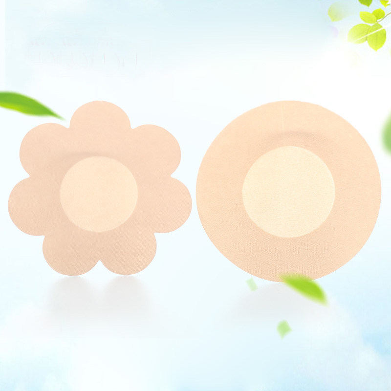Disposable nipple with swimming waterproof silicone chest patch anti-bumps thin breathable breastfeed lactose stealth paste