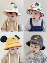 Childrens baby hat summer thin male baby sunshade sun hat summer 2021 fashion small month age sun hat