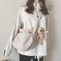 Small satchel 2021 new fashion trend ultra light shoulder bag women bag summer college students lightweight casual canvas