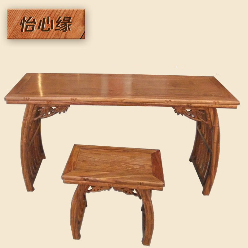 Mahogany piano table rosewood xylophone table hedgehog red sandalwood guqin guzheng table solid wood Chinese calligraphy table piano desk chair stool