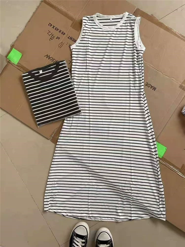 Шелковая быстросохнущая майка топ, платье, пижама, длина миди, эффект подтяжки