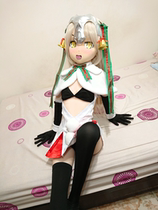 Cartoon Protagonist Costume) COSplay dress set to make black chaste lily cos