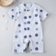 Bà bầu màu cho trẻ sơ sinh 2019 cotton mới romper quần áo trẻ em 6-12 tháng tuổi nam và nữ đồ ngủ trẻ em - Áo liền quần