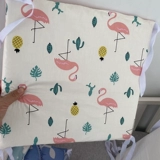 Хлопковая дышащая кроватка, съёмные универсальные бортики, ветрозащитная подушка, защита от столкновений