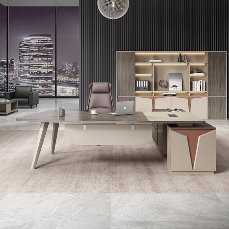 Boss Desk Simplified Modern Boss Table Manager Single-person Ball Manager Desk Office Furniture