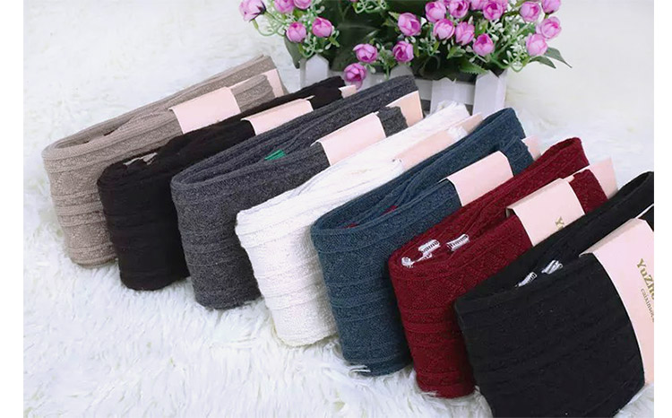 Vớ Nhật Bản qua đầu gối cộng với Sen nữ dài hai thanh vớ dài ống mùa thu và mùa đông phụ nữ xếp chồng vớ vớ vớ vớ cao vớ tất lười nam