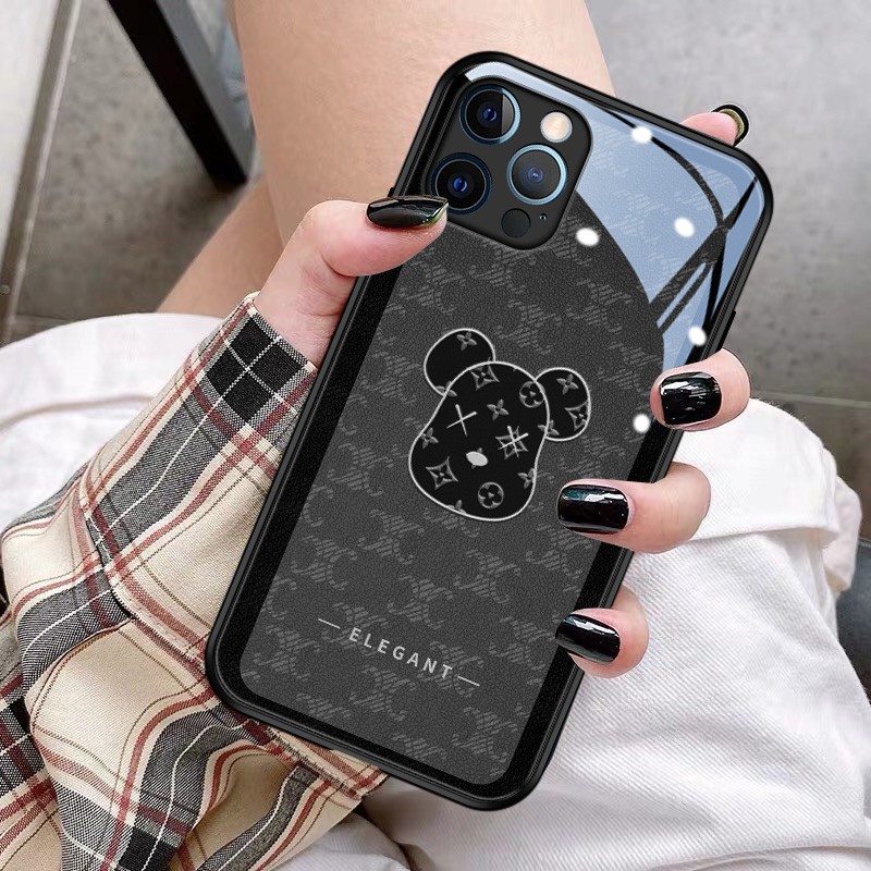 Luxury Tide Violent Bear Apple 14 Mobile Case Applicable iPhone 13 Promax New 12 Plus Protective Case