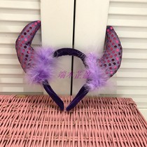 Halloween Halloween Little Devil Decoration Party Party Headwear Bar Restaurant Waiter Hair Warmen Headband Restaurant