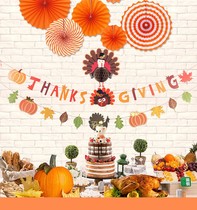 Thanksgiving Thanksgiving Pumpkin Turkey Decorations Pendant Creative Atmosphere Arrangement Props Raqi Laflower