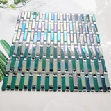 Средиземноморская хрустальная стеклянная мозаичная плитка керамическая наклейка на стенах