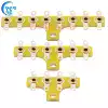 T-type copper scaffold 4 position 6 position 8 position scaffold pure copper sheet CNC processing bile machine power amplifier DIY scaffold