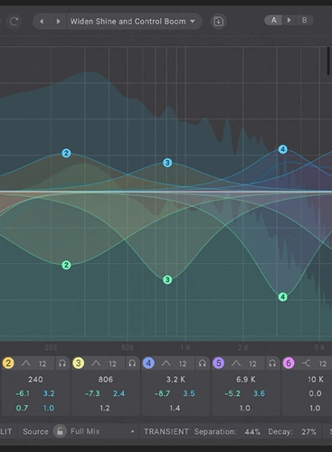 Подлинное энтузиад Spliteq Evalizer Transiet Structure разделение запатентованного плагина с смешиванием