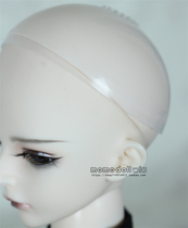 Fabric BJD SD doll with wig 1 3 1 4 1 6 silicone head anti - slip anti - dye