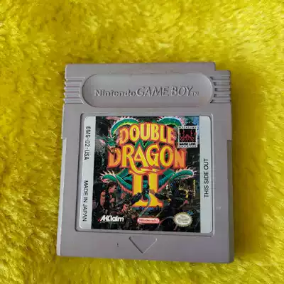 gb gbc gameboy US version of the genuine game card Double Dragon 2