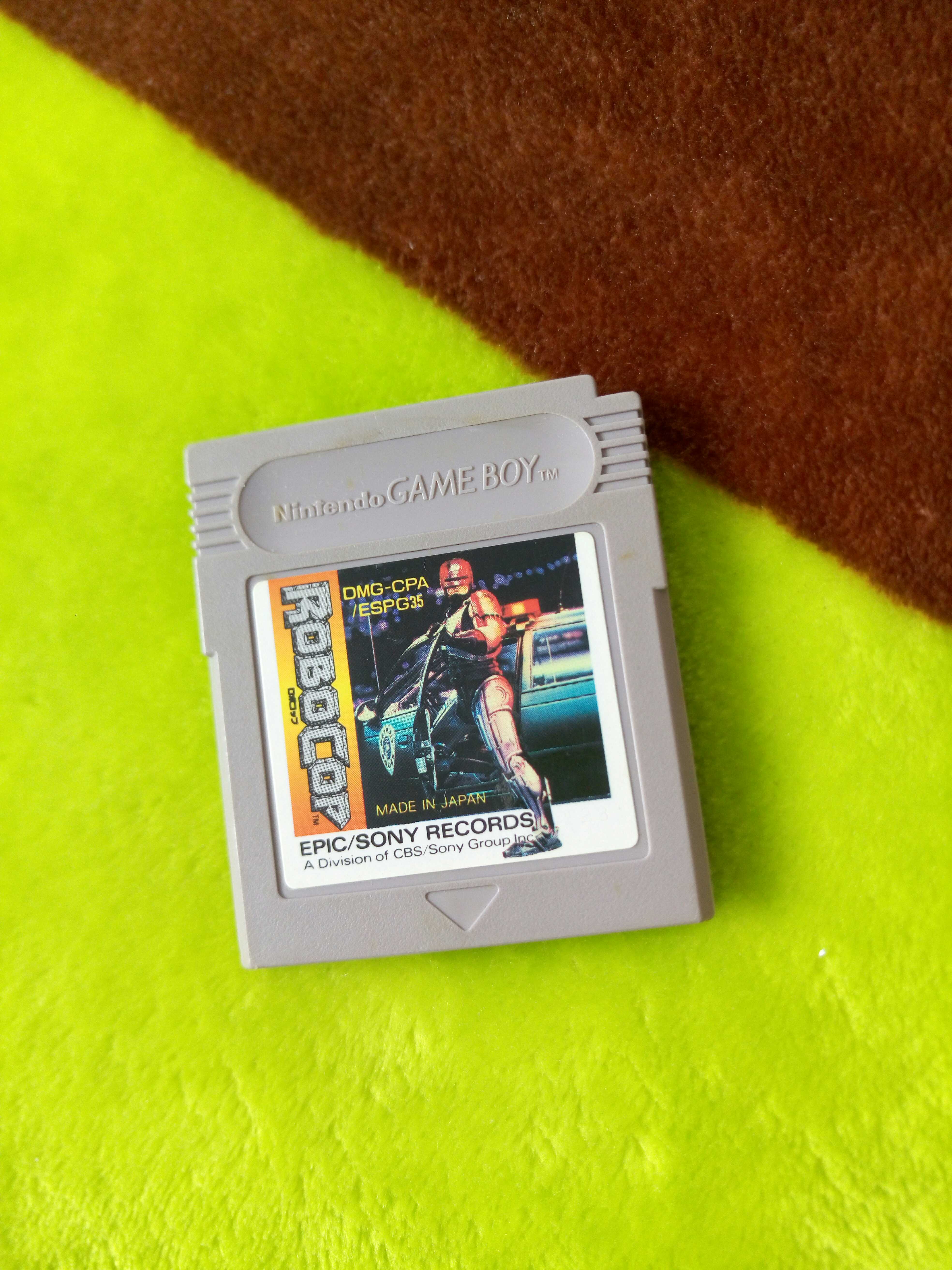 gb gbc gameboy genuine game card Robocop
