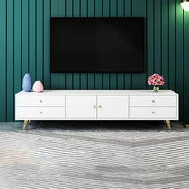 Light luxury TV cabinet small apartment modern simple living room coffee table TV cabinet combination Nordic economy TV cabinet