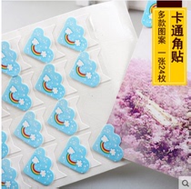 diy photo album accessories photo corner sticker photo fixed corner sticker photo corner sticker Korean