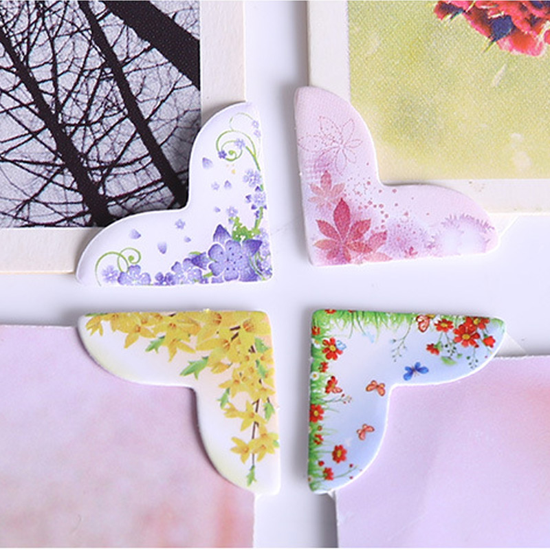 DIY Photo Album Photo album Tools Accessories Corner stickers Photo fixed photo angle stickers Handmade Polaroid photo corner stickers