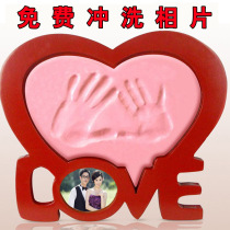 Couple commemorative hand ink pad adult palm ink pad wedding wedding parent-child diy hand ink pad family portrait