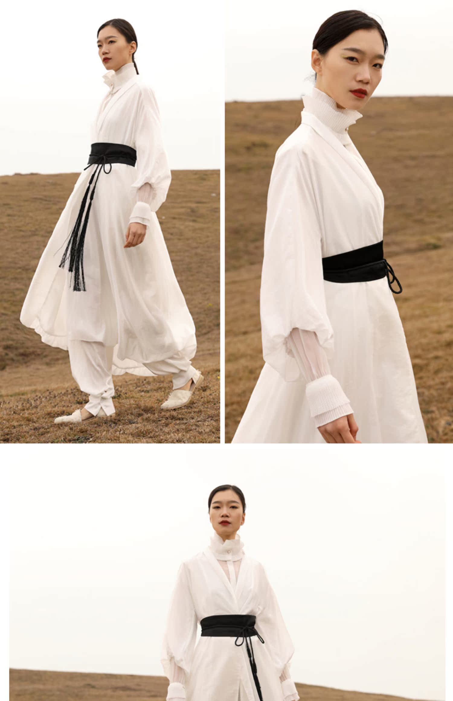 Fan hâm mộ văn học áo gió mỏng 2019 mùa xuân của phụ nữ mới khí chất retro đèn lồng tay áo Một chiếc váy lỏng lẻo - Trench Coat áo khoác ngoài nữ đẹp
