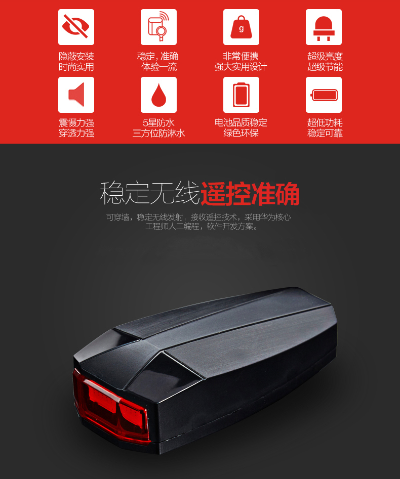 Eclairage pour vélo INBIKE - Taillights - Ref 2398800 Image 16