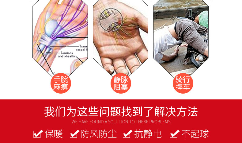 Gants de cyclisme mixte INBIKE - Ref 2239396 Image 10